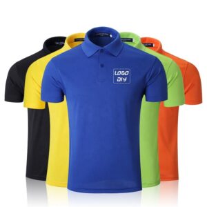 WYS Custom Men's T-shirt Men's and Women's Universal Polo Plain T-shirt Mesh Ultra-dry T-shirt Custom logo - Image 1