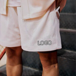 Wholesale Supplier High Quality Printed Mesh Gym Shorts Custom Logo Men Blank Polyester Sublimation Basketball Mesh Shorts - Image 3