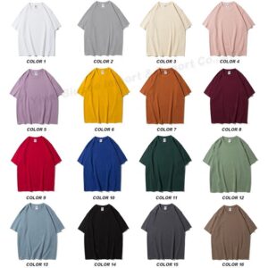 Custom America Style Clothing Men's O Neck High Quality Heavy Weight 100% Cotton T Shirts - Image 6