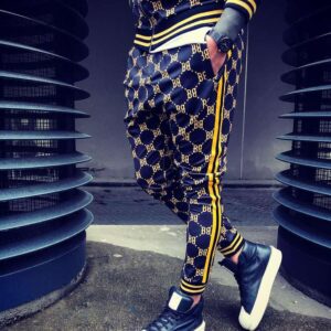 New Men's Sportswear Trousers + Jacket Fitness Men's Suit Jogger Casual Streetwear Fashion Men's Clothing - Image 2