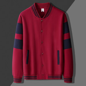 New Autumn College School Baseball Jacket Men Women Blank Varsity Jacket Custom Sample - Image 4
