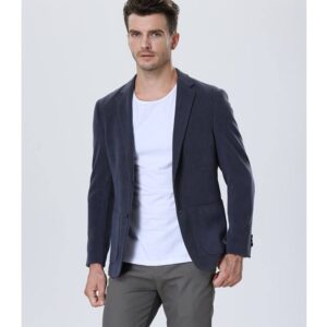 Mens Blazers Casual Slim Fit Suit Top Autumn Cotton  Fashion Clothing Jacket Winter Spring Picture - Image 5