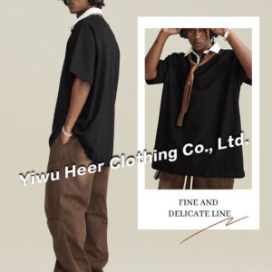 Designers Polo Tshirts 100% Cotton High Quality Plus Size Mens Polo New Lapel High Street Shirts - Image 6