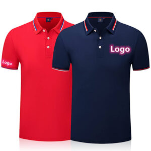 Top Quality Cotton and Polyester Fabric Embroidery Logo Golf Shirt for Men Short Sleeve Polo Shirt - Image 1