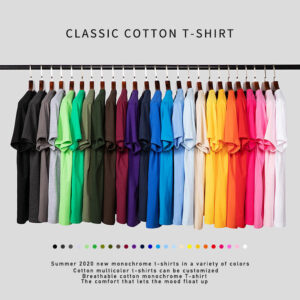 Wholesale Custom Your Brand Logo 100% Cotton Blank Men T Shirt Plain Casual Men's Luxury T Shirt - Image 2