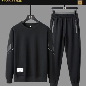 China Factory 300G Polyester Cotton Custom Logo Color Size Sweatershirt Suit Winter Essential - Image 2