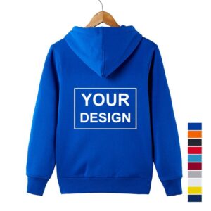 2024 YUDI Custom logo 100% Cotton Men Zipper Hoodie Sweatshirts Set Fleece Jogger Clothing Blank Oversize Unisex Pullover Men's - Image 8