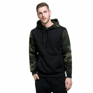 Custom Logo Size Cotton Polyester Pullover Long Sleeve Thin Camo Print Hoodies Men China Manufacturing - Image 2