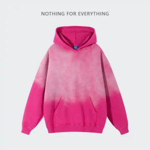Clothing Manufacturers Custom No String Hoodie Gradient 100% Cotton 420 Gsm Oversized Heavyweight Hoodie - Image 2