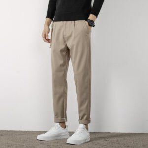 2022 Men's Clothing Trousers Draping Effect Spring and Autumn Straight Non-Ironing Suit  Casual Men Pants - Image 5