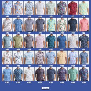 MOQ 1 Pcs Wholesale High Quality Sublimation Print UPF50+ Dry Fit Golf Polo Shirts Custom Logo Camo Polo T-Shirt for Men - Image 6