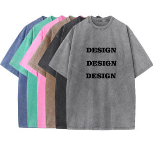 230gsm Drop Shoulder T-shirts Custom Design High Quality Vintage t Shirt Unisex - Image 1