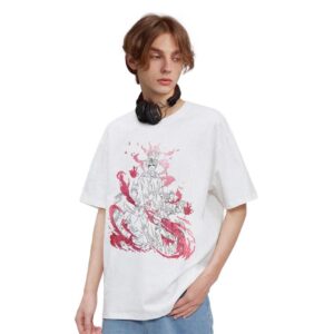 Custom Men's Clothing Unisex High Quality Heavyweight Oversized Short Sleeve Street Wear T Shirt - Image 6