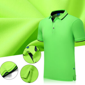 New Comfortable Fabric Ice Silk Cotton Double Color Collar Polo Shirt Plus Size Men T Shirt Casual Golf Polo t Shirt - Image 6