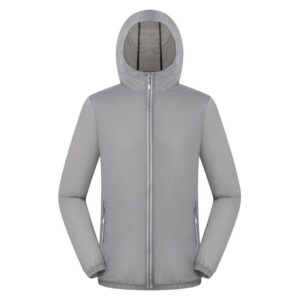 China Factory 100% Polyester Sun Proof Wind Proof Thin Jacket - Image 1
