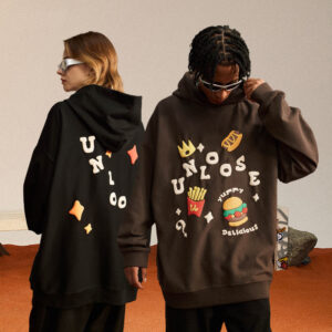 Streetwear Mens Clothing 3d Puff Print Hoodies Heavyweight Streetwear Puff Printing Hoodie Manufacturer - Image 3