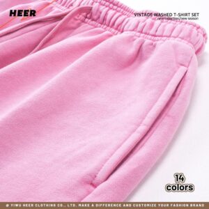 High Street Summer Outdoor Vintage  Wholesale Custom Suit Wash Old Fashion T-Shirt - Image 3