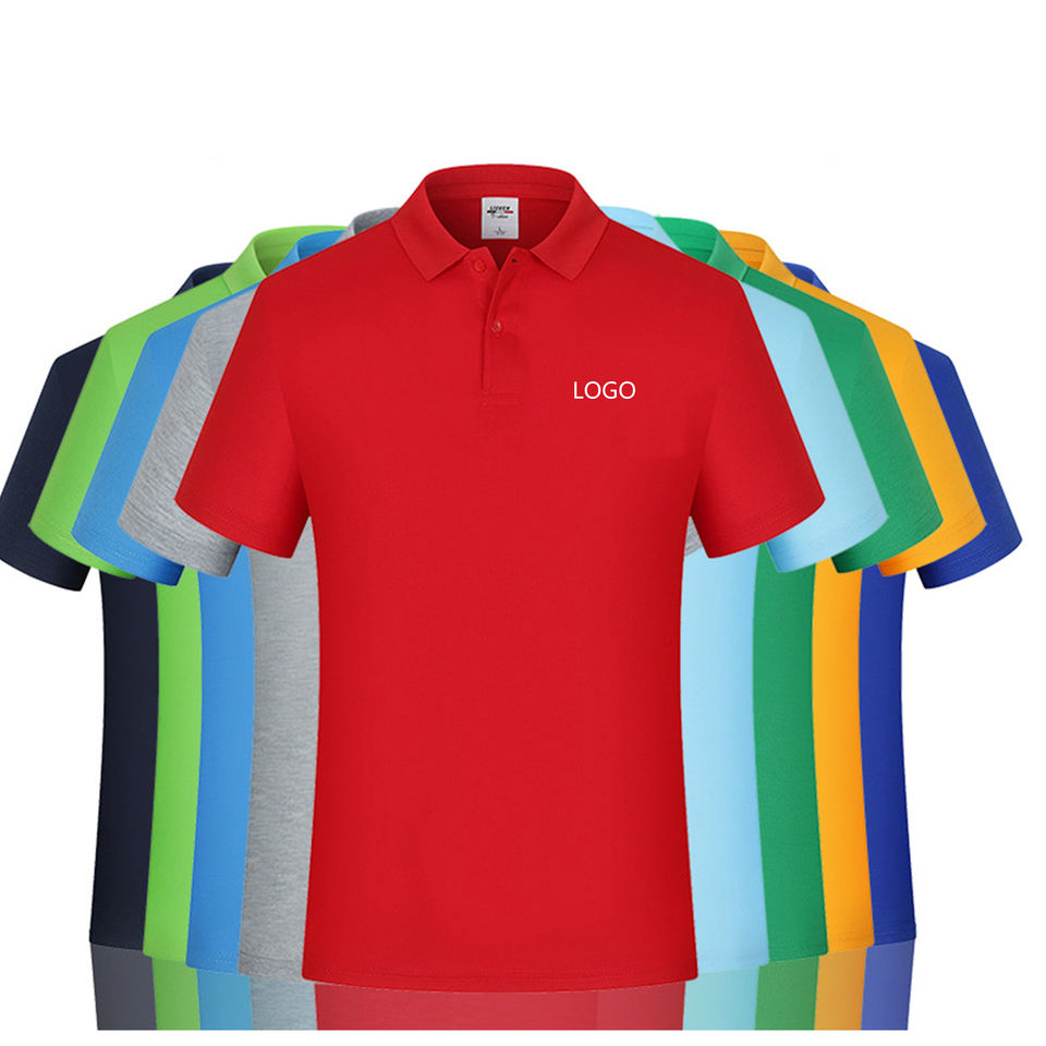 Xinglan Men's Golf Shorts with Custom Logo Plus Size Knitted T-Shirt Solid Pattern for Men and Women