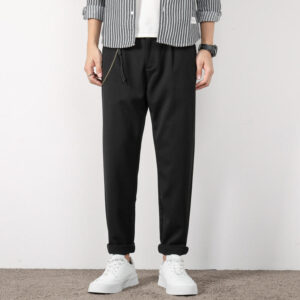 2022 Men's Clothing Trousers Draping Effect Spring and Autumn Straight Non-Ironing Suit  Casual Men Pants - Image 4