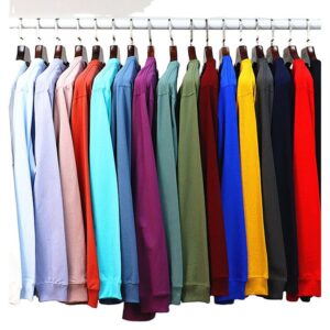 Fashionable Custom Logo O-neck Plain Soft Plus Size Men's Streetwear T-shirt Long Sleeve - Image 1