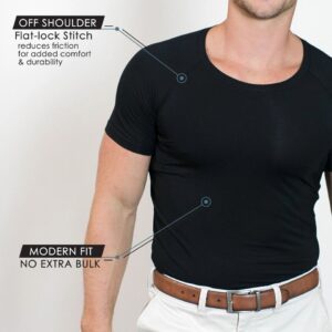 The Unique Sweat Proof Shirt Sweat Proof Undershirt Men Clothed Fitted Tshirt T-shirts - Image 2