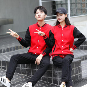 Wholesale Men's Black Baseball Blank Fashion Custom Logo Mens Outdoor Winter Varsity Jacket - Image 6
