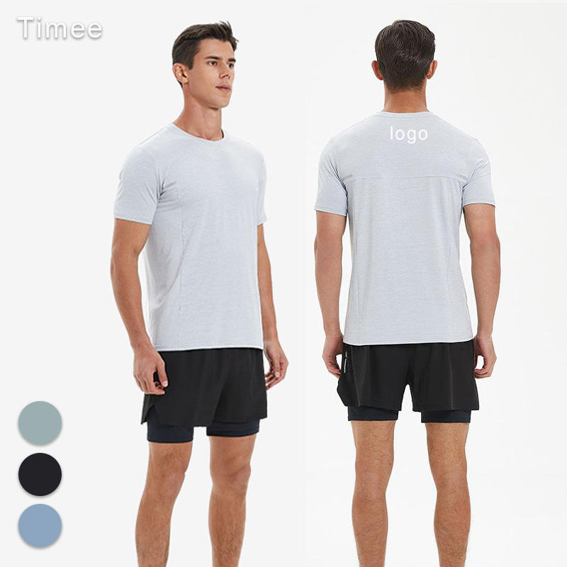 Quick-drying Clothing T-shirt Sportswear Tight Basketball Training Fitness Elastic Clothing Outdoor Night Running