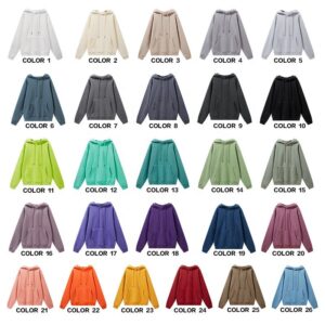 High Quality 500 Gsm Blank Oversized Hoodies Men Cotton Warm Pullover Custom Printing Embroidery Hoodies - Image 6