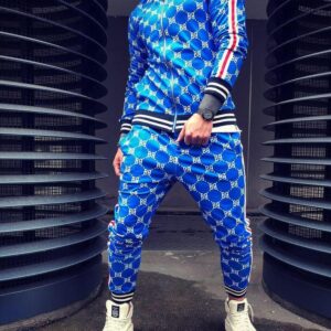 New Men's Sportswear Trousers + Jacket Fitness Cotton Men's Suit Jogger Casual Streetwear Fashion Men's Clothing - Image 6