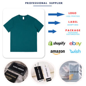 Customizable Heavyweight Cotton Gym T-Shirt for Men Oversized 220 Gsm T Shirts Custom Logo Printed Tshirt - Image 4