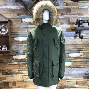 OEM Custom Winter Outdoor Fur Hooded Hiking Coat Jacket Warm Windbreak Padded Jackets - Image 4