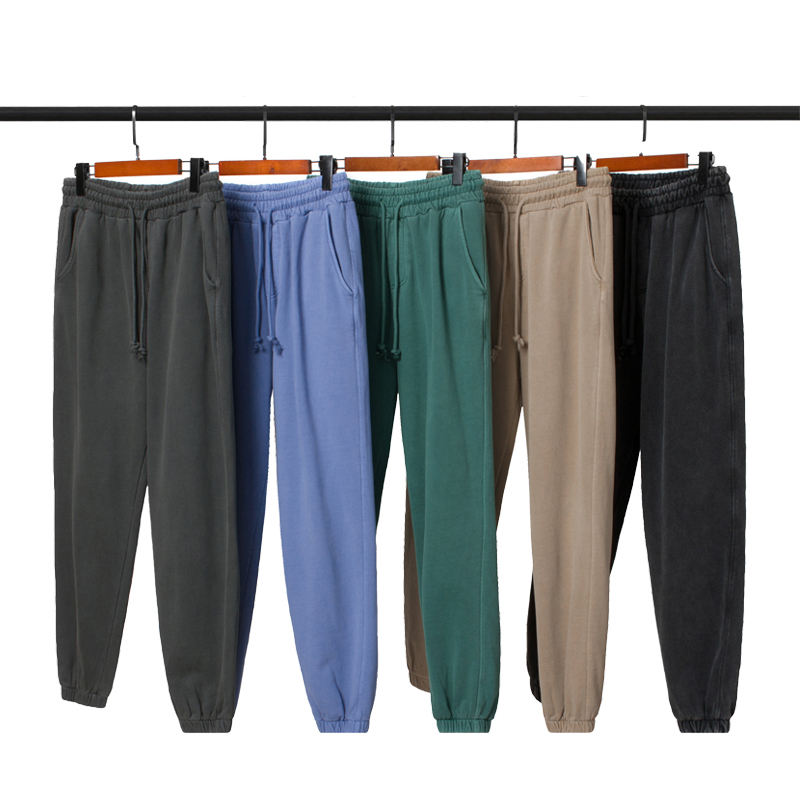 Unisex Sweatpants 100% Cotton Hip Hop Men's Joggers Sweatpants