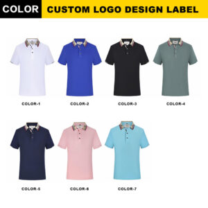 High Quality Unisex Uniform Blank Polo Shirt Custom Embroidered Logo Polo T-shirts - Image 3