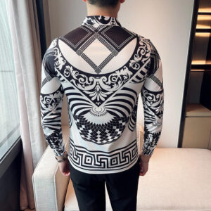New Design Hot Sale Made 3D Embossed Polyester &Spandex DTG Print Boy Shirt Boy Classic Custom Shirt  Street Fashion - Image 6