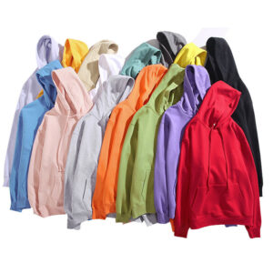 Custom Embroidered Logo Print Private Label Men's Clothing Thick Cotton Unisex Sweatshirt Blank Plain Oversized Hoodie - Image 1