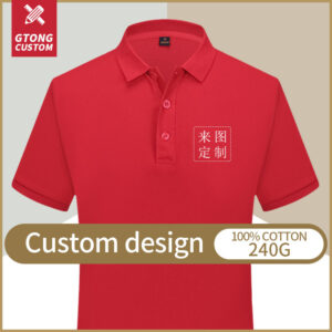 Pique Fabric 100% Cotton Solid Color Men Polo Shirts Over Size Golf t Shirts Custom logo Polo t Shirts - Image 4