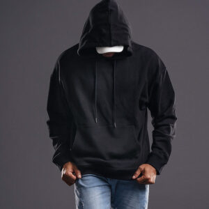 Custom Logo 100% Cotton Men Hoodie Sweatshirts Set Fleece Jogger Clothing Blank Oversize Unisex Pullover Men's Hoodies - Image 5