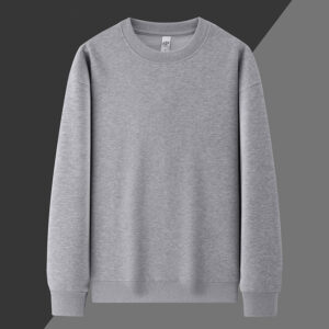 Black Blank Hoodies Men Crew Neck Sweatshirts Oversized Custom Pullover Sweatshirts Standard - Image 5