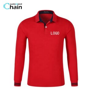 High Quality Mens Polo Shirt Long Sleeves Deer Embroidery Printing Men Slim Casual  S-4XL Fashion Top Clothing - Image 5