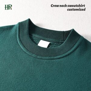Custom Crewneck Sweatshirts Unisex 100 Cotton Blank Pullover Embroidered Oversized Winter Sweatshirt - Image 3