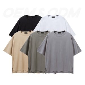 Custom Clothing Mens T Shirt  Fashion Summer Tee Tops Hip Hop Front Short Back Long Oversized T Shirt for Men - Image 1