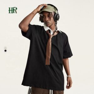 Designers Polo Tshirts 100% Cotton High Quality Plus Size Mens Polo New Lapel High Street Shirts - Image 2