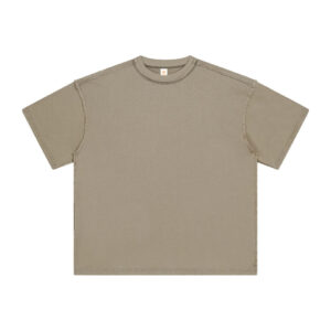 Wholesale 250Gsm Vintage Tshirt Custom Streetwear Washed Heavy Cotton Oversized T Shirt Men - Image 1