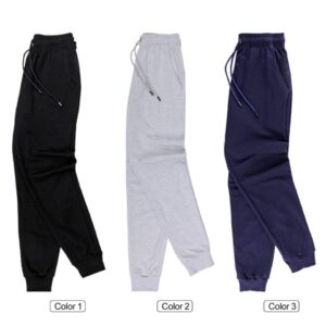High Quantity Thick 100% Cotton Cargo Sweatpants Men Slim Joggers Thermal Fleece High Quality Custom Warm Men Joggers - Image 1