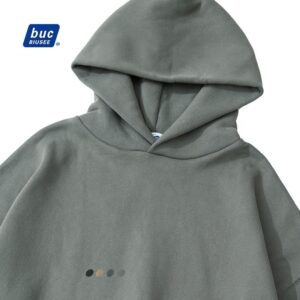 100% Cotton High Quality Oversize Hoodies and Sweatpants Sweatsuits Custom Printed With Logos Men's Clothing - Image 3