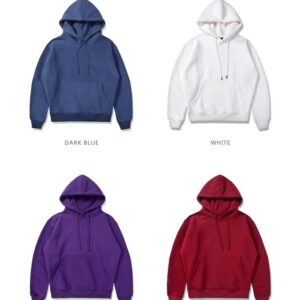 Custom logo Print Oversized Mens Fleece Hoodie Hop Heavyweight Cotton Hoodies Plain High Quality Hoodies - Image 1