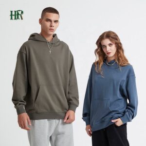 Mens Clothing Manufacturing Custom 100% Cotton French Terry Streetwear High Quality Hoodie Men - Image 3