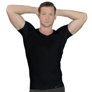 LIVE LIFE WITHOUT WORRY 100% Sweat Stain Free Sweat-Secret T-shirt Men Sweat Proof Undershirts Shirt - Image 6