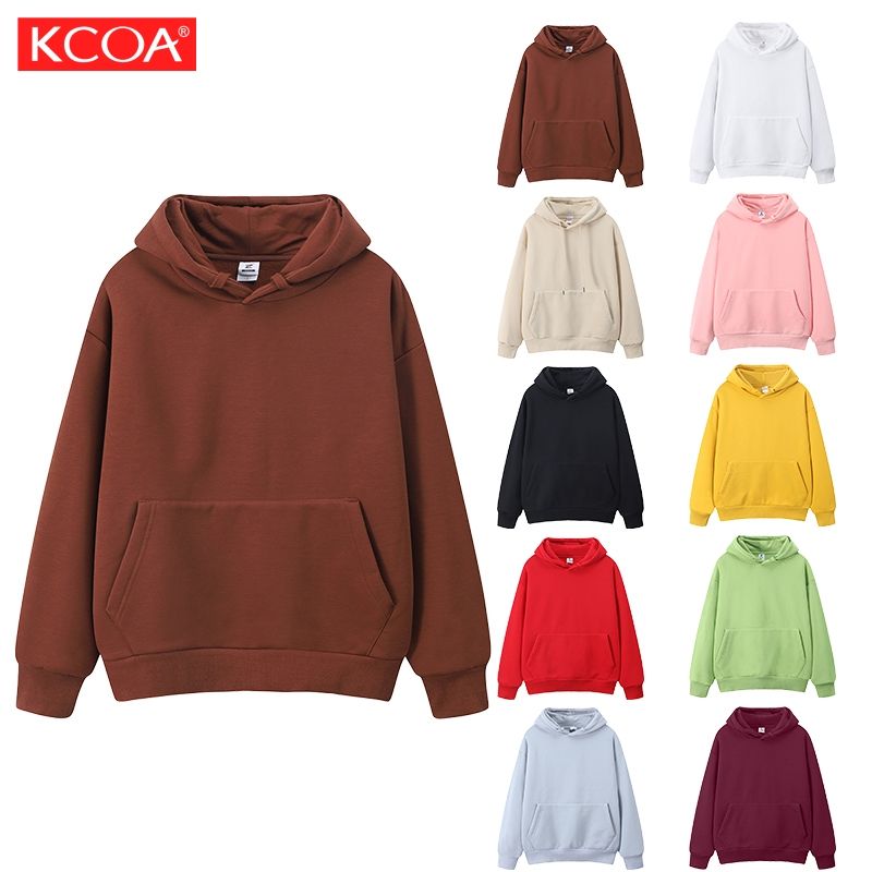 High Quality 500gsm Heavyweight Blank Fleece Hoodies Custom Embroidered Printed Hoodies Sweatshirts