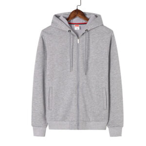 High Quality Heavyweight Y2k Custom Logo Cotton Streetwear Men Winter Hoodies Zip up Oversized Hoodie for Man - Image 7